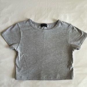 White Fox Gray Short Sleeved Tee